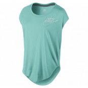 Nike Signal Tee-Small Logo, Light Aqua/White, L, Nike