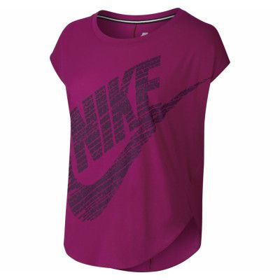 Nike Signal Tee, Sport Fuchsia/Mulberry, S,  Nike
