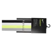 Nike Skinny Hairbands 8 Pack, Black/Black/White, Onesize,  Pannband