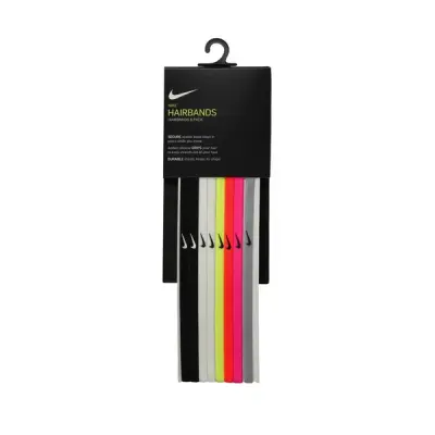 Nike Skinny Headbands 8 Pk, Black/Black/White, Onesize,  Pannband