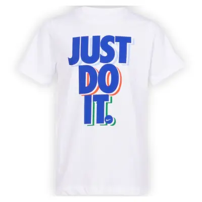 Nike Sportswear Big Kids' T-Sh, White, S,  T-Shirts