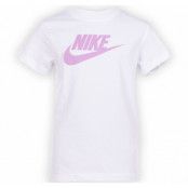 Nike Sportswear Big Kids' T-Sh, White/Magic Flamingo, L,  T-Shirts