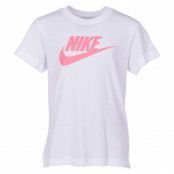Nike Sportswear Big Kids' T-Sh, White/Pink Gaze, Xs,  Nike
