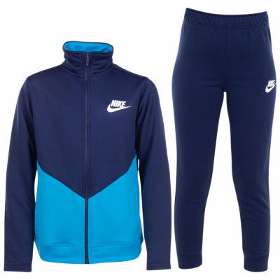 Nike Sportswear Big Kids' Trac, Midnight Navy/Laser Blue/White, L,  Nike