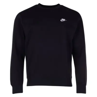 Nike Sportswear Club Fleece Cr, Black/White, L,  Nike