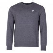 Nike Sportswear Club Fleece Cr, Charcoal Heathr/White, Lt, Nike