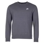 Nike Sportswear Club Fleece Cr, Charcoal Heathr/White, Xxl,  Nike