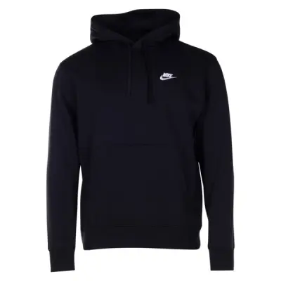 Nike Sportswear Club Fleece Pu, Black/Black/White, Xxl,  Hoodies
