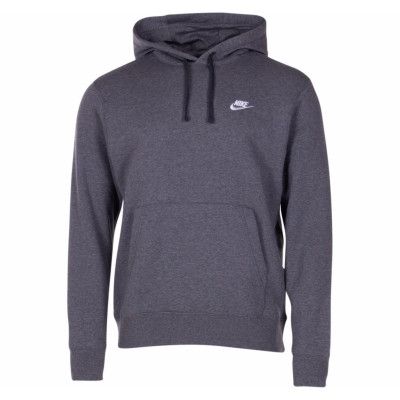 Nike Sportswear Club Fleece Pu, Charcoal Heathr/Anthracite/Whi, S,  Hoodies