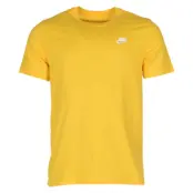 Nike Sportswear Club Men's T-S, Amarillo/White, L,  T-Shirts