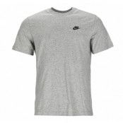 Nike Sportswear Club Men's T-S, Dk Grey Heather/Black, L,  T-Shirts