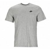 Nike Sportswear Club Men's T-S, Dk Grey Heather/Black, S, T-Shirts