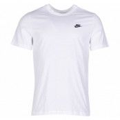 Nike Sportswear Club Men's T-S, White/Black, L,  T-Shirts