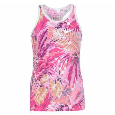 Nike Sportswear Girls'Printed, White/Orange Peel, L,  Linnen