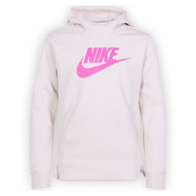 Nike Sportswear Girls' Pullove, Lt Orewood Brn/Fire Pink, L,  Nike