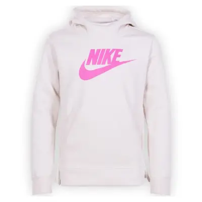Nike Sportswear Girls' Pullove, Lt Orewood Brn/Fire Pink, Xs,  Nike