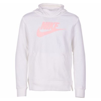 Nike Sportswear Girls' Pullove, Sail/Bleached Coral, Xl,  Nike