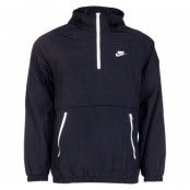 Nike Sportswear Hooded Woven A, Black/Black/White, L,  Nike