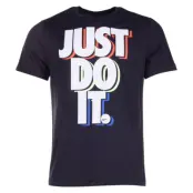 Nike Sportswear Jdi Men's T-Sh, Black/Pure Platinum, L,  T-Shirts