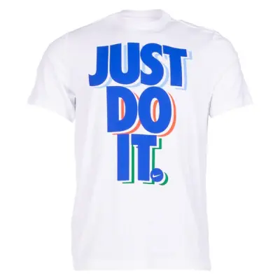 Nike Sportswear Jdi Men's T-Sh, White/Game Royal, S,  T-Shirts