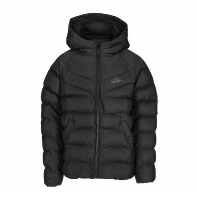 Nike Sportswear Kids Hooded Jacket, Black/Black/Black/Anthracite, M,  Jackor