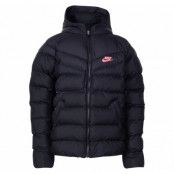 Nike Sportswear Kids Hooded Jacket, Black/Black/Black/Pink Gaze, L,  Nike