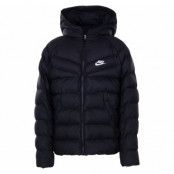 Nike Sportswear Kids Hooded Jacket, Black/Black/Black/White, S,  Jackor