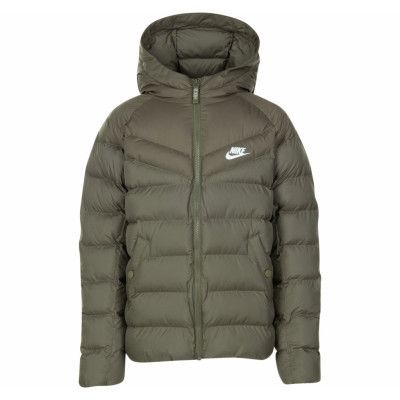 Nike Sportswear Kids Hooded Jacket, Medium Olive/Medium Olive/Whit, Xs,  Jackor