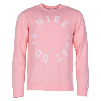 Nike Sportswear Men's Crew, Bleached Coral/Summit White, S,  Sweatshirts