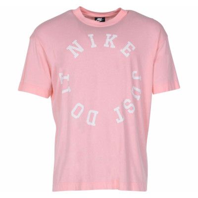 Nike Sportswear Men's Short-Sl, Bleached Coral/Summit White, M,  T-Shirts