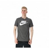 Nike Sportswear Men's T-Shirt, Charcoal Heathr/White, Xs, Nike