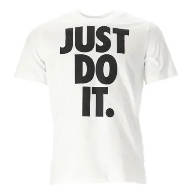Nike Sportswear Men's T-Shirt, White/Black, L,  T-Shirts