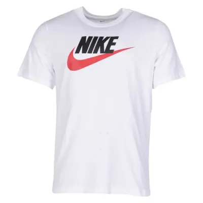 Nike Sportswear Men's T-Shirt, White/Black/University Red, Xl,  Nike