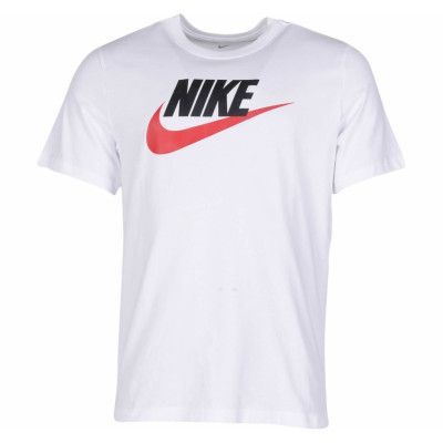 Nike Sportswear Men's T-Shirt, White/Black/University Red, Xs,  Nike
