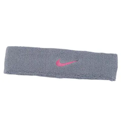 Nike Swoosh Headband, Grey/Pink, Onesize,  Träningstillbehör