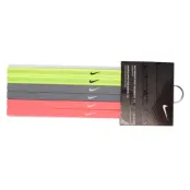 Nike Swoosh Sport Headbands 6p, Volt/Cool Grey/Hot Punch, Onesize,  Pannband