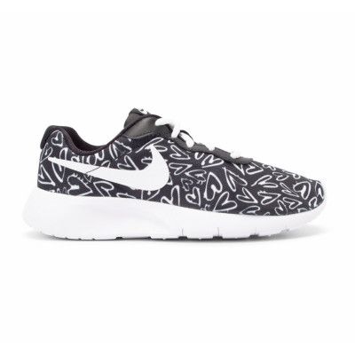 Nike Tanjun Print Junior, Black/White-Lava Glow, 38.5