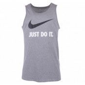 Nike Tank-New Jdi Swoosh, Dk Grey Heather/Dk Grey Heathe, L,  Linnen