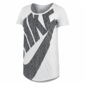 Nike Tee-Bf Futura Glyph Fill, White/White/Black, M, Nike