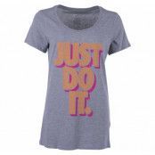 Nike Tee-Bf Lynx Jdi, Dk Grey Heather/Vivid Pink, L,  Nike