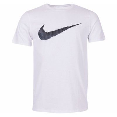 Nike Tee-Hangtag Swoosh, White/Black, Xxl,  T-Shirts