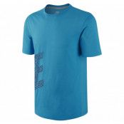 Nike Tee-Nike Splezzo, Blue Lagoon/University Red, Xl, Nike