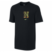 Nike Tee-Palm Print Zeros, Black/Black/Vivid Orange, Xxl,  Nike