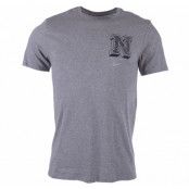 Nike Tee-Palm Print Zeros, Dk Grey Heather/Dk Grey Heathe, S,  Nike