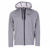 Nike Therma Men's Full-Zip Tra, Dk Grey Heather/Black, L,  Tröjor