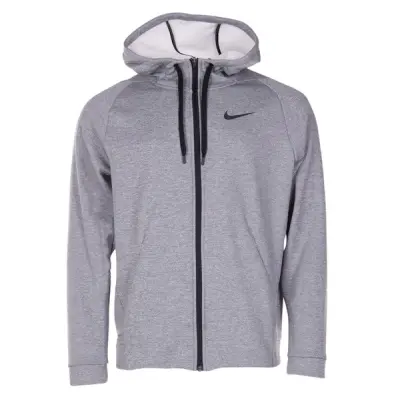 Nike Therma Men's Full-Zip Tra, Dk Grey Heather/Black, Xxl,  Tröjor