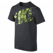 Nike Vapor Df Gfx Ss Top Yth, Anthracite/Anthracite, L,  Nike