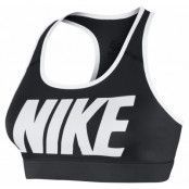 Nike Victory Cmprsn Logo Bra, Black/White/White, L,  T-Shirts