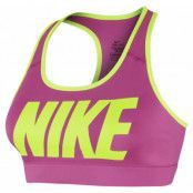 Nike Victory Cmprsn Logo Bra, Hot Pink/Volt/Volt, M,  T-Shirts