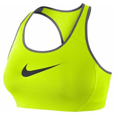 Nike Victory Shape Bra, Volt/Cool Grey/Black, Xl,  Nike